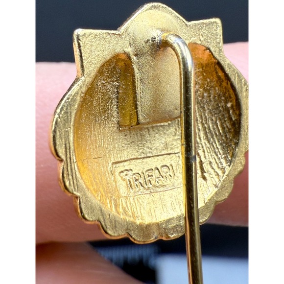 Vintage Brooch‎ Lot Golf Dance Cameo Gold Tone Stick Pin - Picture 11 of 16